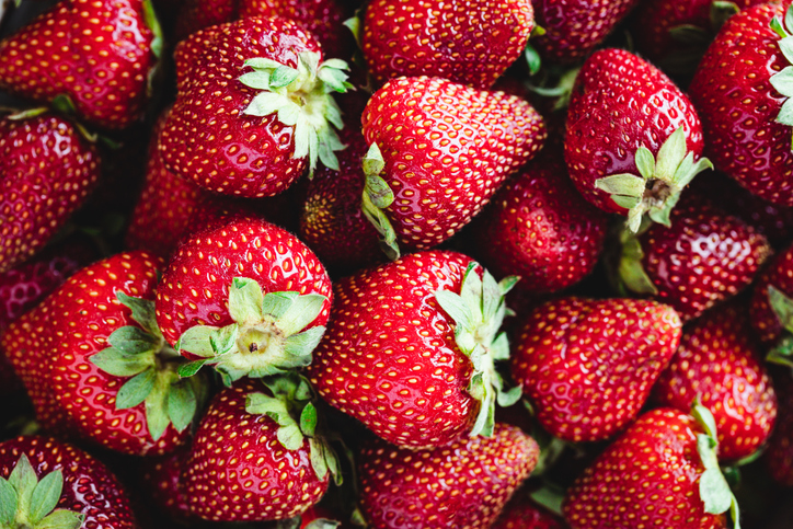 Erdbeeren im Korb