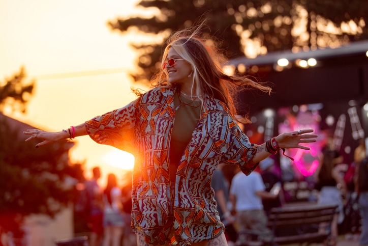 Tanzen beim Festival