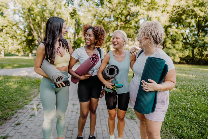 Yoga mit Freunden